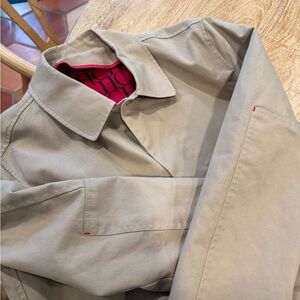 Carolina Herrera Beige Jacket with Red Details